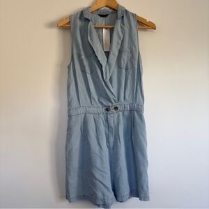 NWT 1250C Vici lightweight denim short romper Size: Small